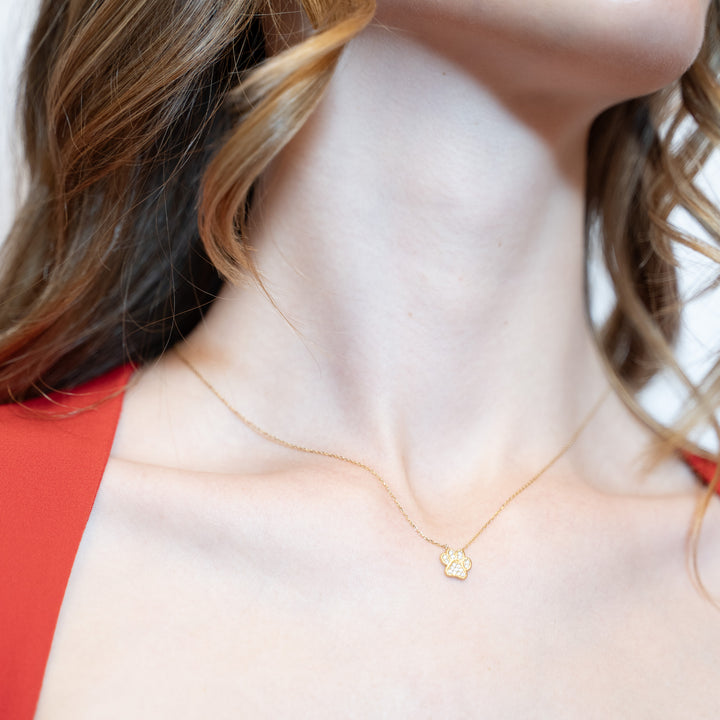 14 Ayar Altın Pati Kolye