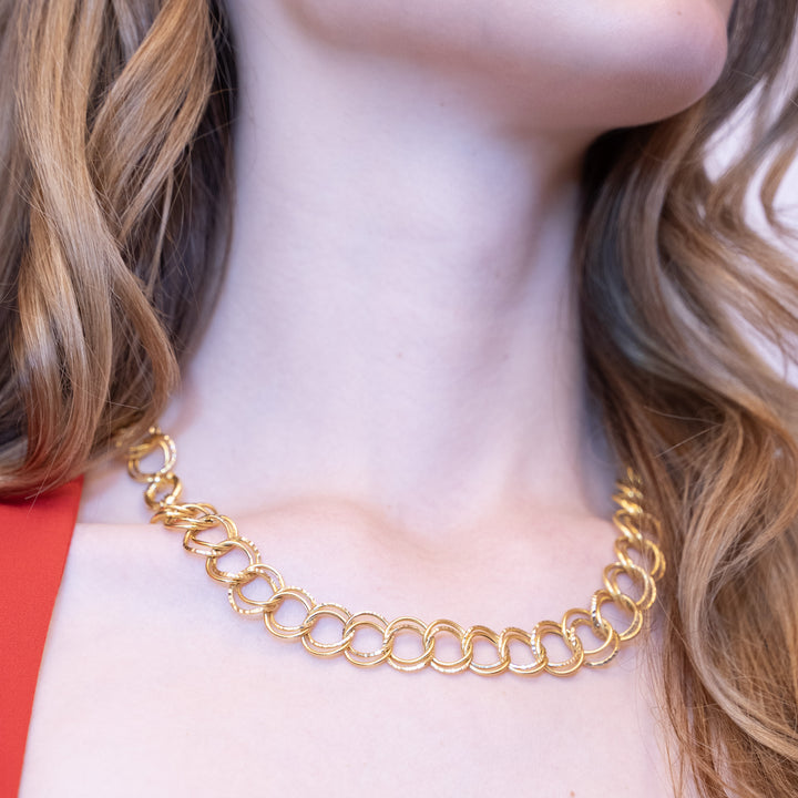 14 Ayar Altın Samanyolu Kolye