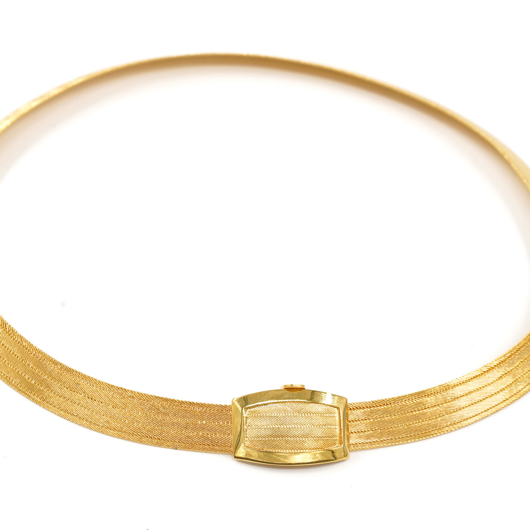 14 Ayar Altın 5 Sıra Trabzon Hasır Kolye