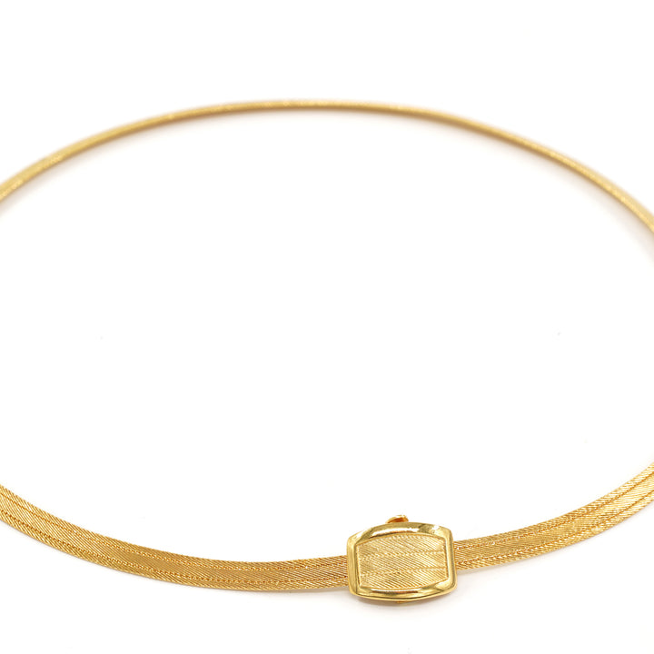 22 Ayar Altın 3 Sıra Trabzon Hasır Kolye