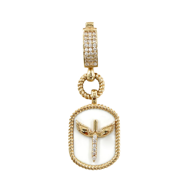 14 Ayar Altın Kanat Figürlü Kolye Ucu