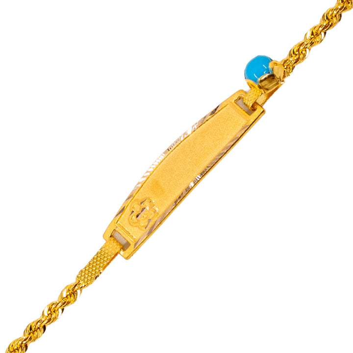 14 Ayar Altın Çocuk Bilekliği