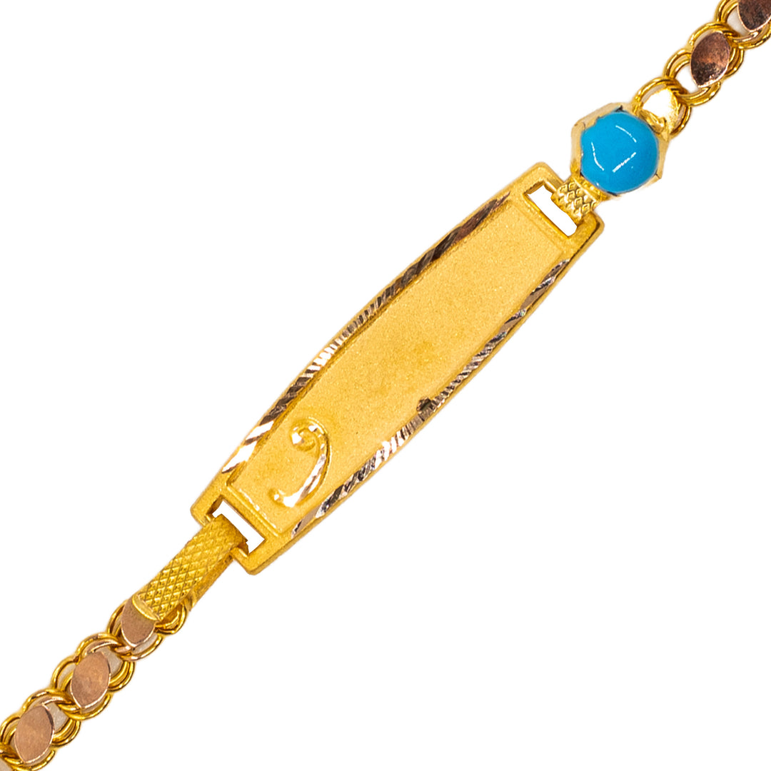 14 Ayar Altın Çocuk Bilekliği