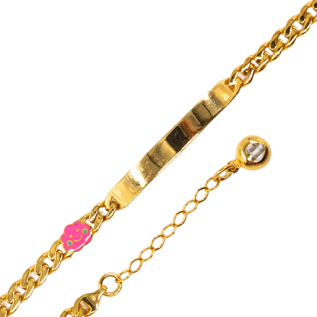 14 Ayar Altın Çocuk İsimlik Bileklik