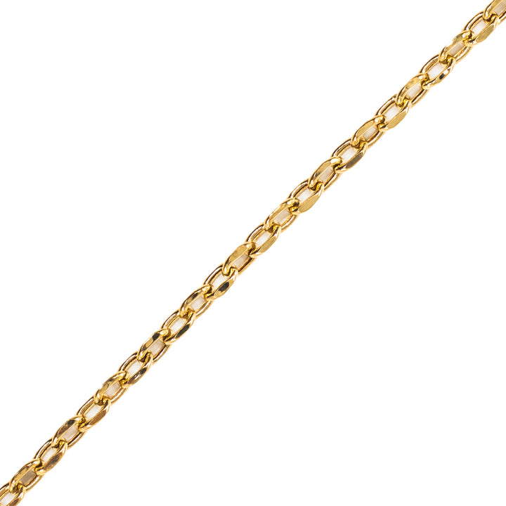 14 Ayar Altın Zarif Zincir Bileklik