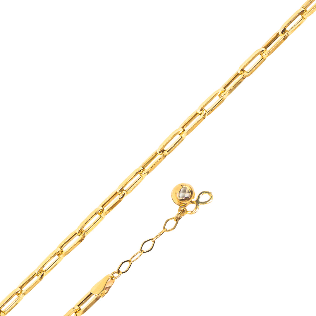 14 Ayar Altın Zincir Bileklik