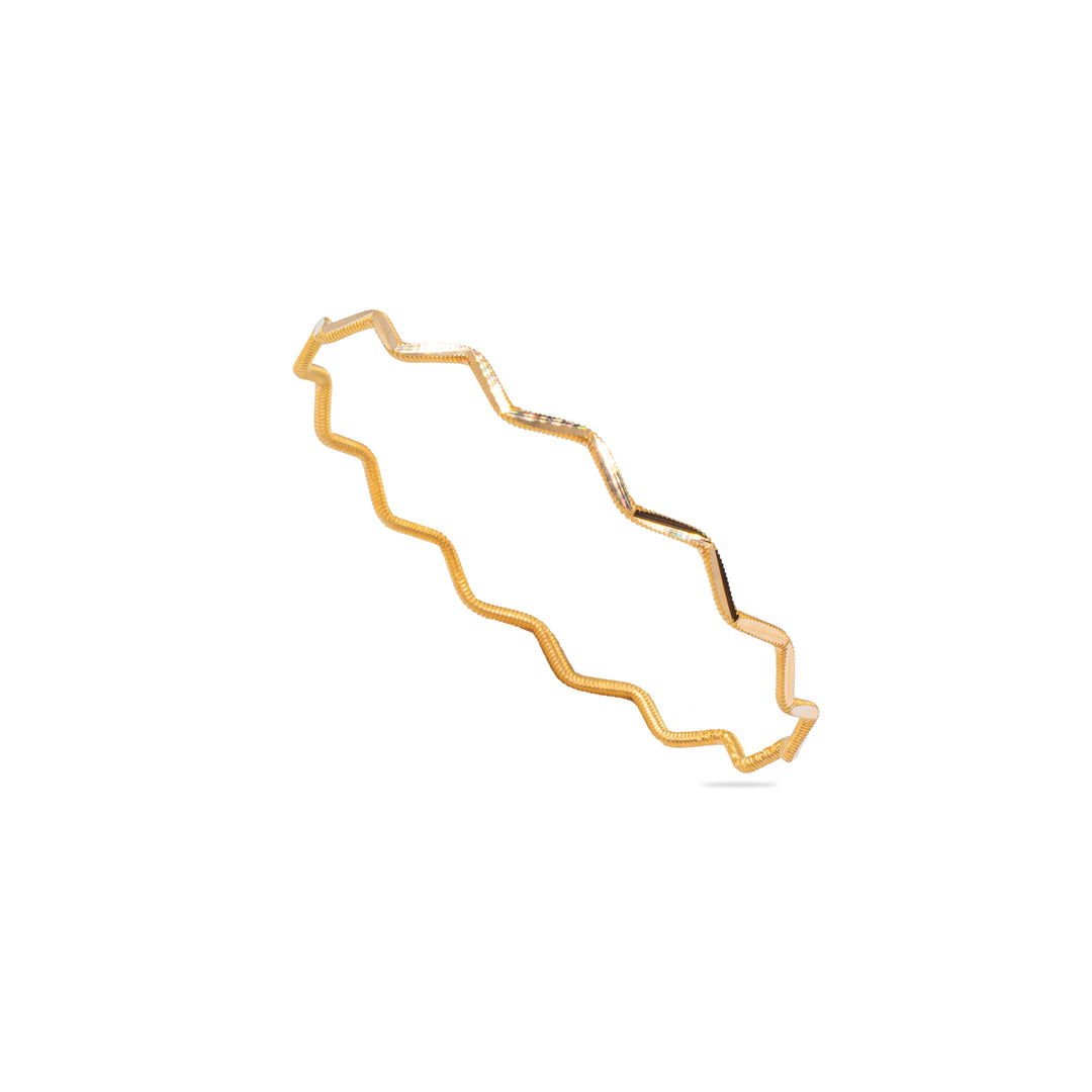 22 Ayar 10 Gram Zigzaglı Ajda Model Bilezik