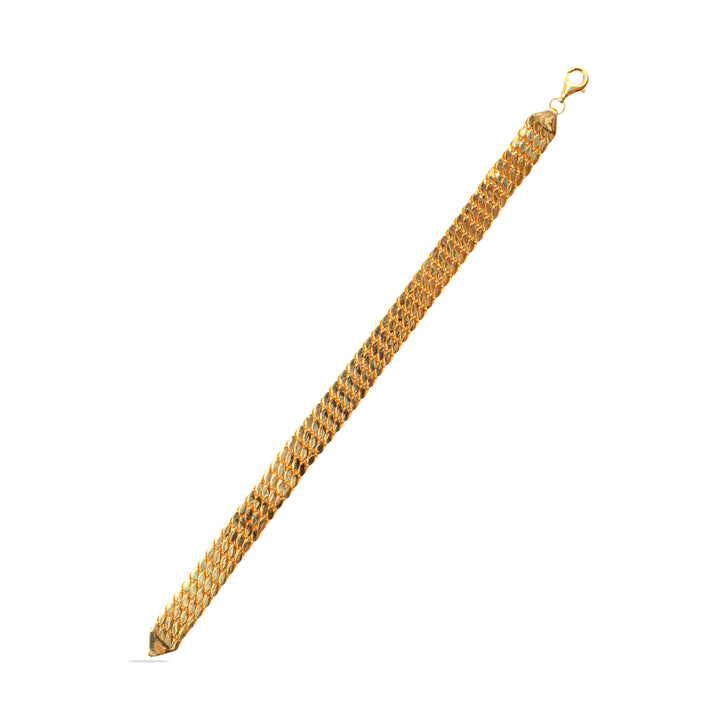 14 Ayar 12 Gram Pullu Sıralı Model Altın Bileklik