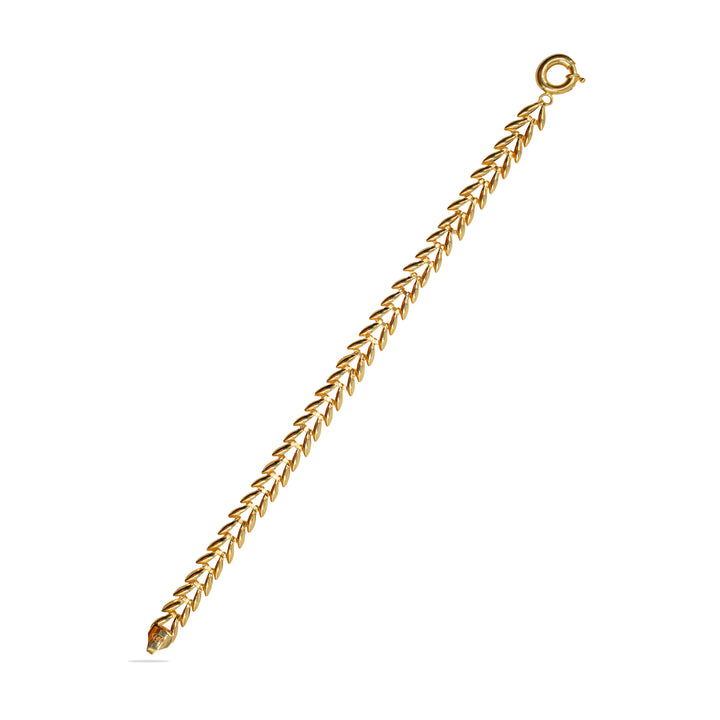 14 Ayar 6.44  Gram Başak Model Altın Bileklik