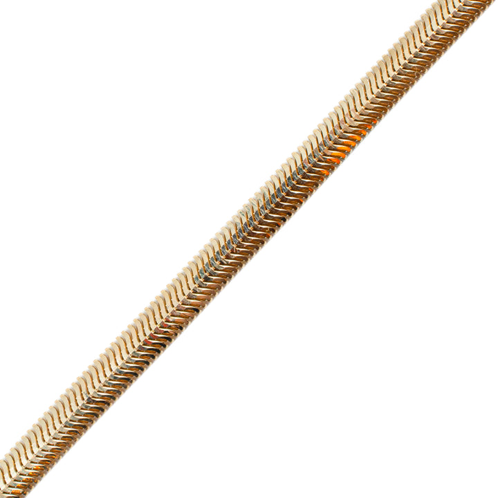 14 Ayar 10.00 Gram Balık Sırtı   Model Altın Bileklik
