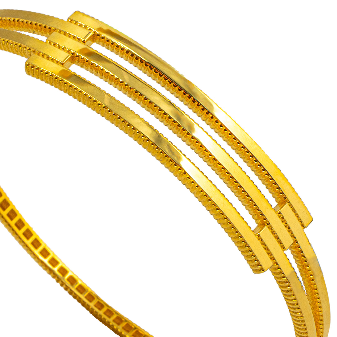 14 Ayar 10 Gram Kaburga Model Altın Kelepçe