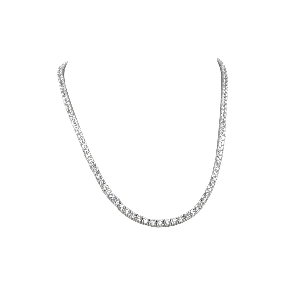 14 Ayar Altın Pırlanta Montürlü Su Yolu Kolye