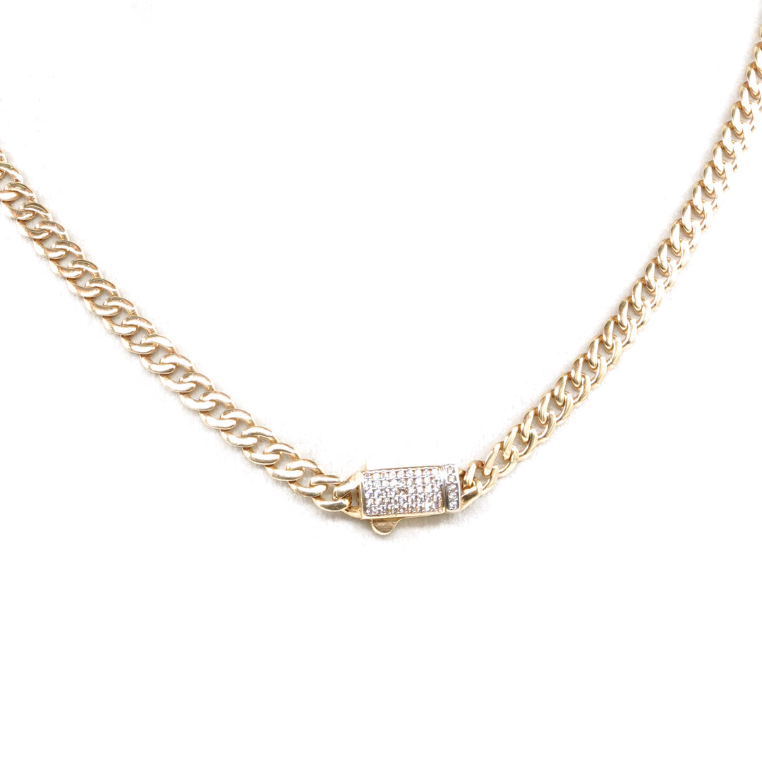 14 Ayar Altın Gurmet Kolye (Taşlı Klips Detaylı)