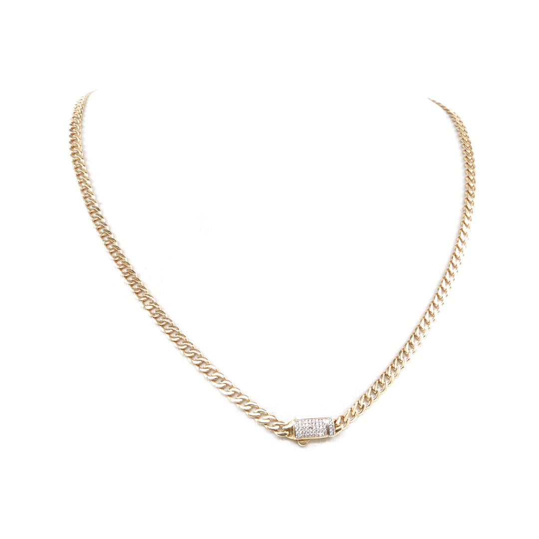 14 Ayar Altın Gurmet Kolye (Taşlı Klips Detaylı)