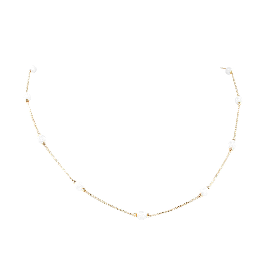 14 Ayar Altın İnci Kolye