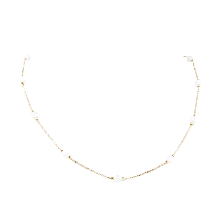 14 Ayar Altın İnci Kolye