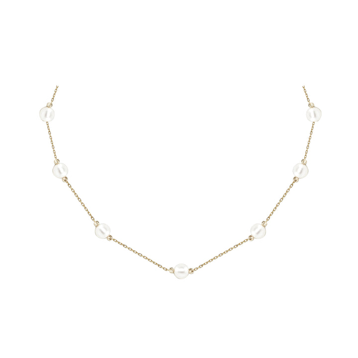 14 Ayar Altın İnci Zincir