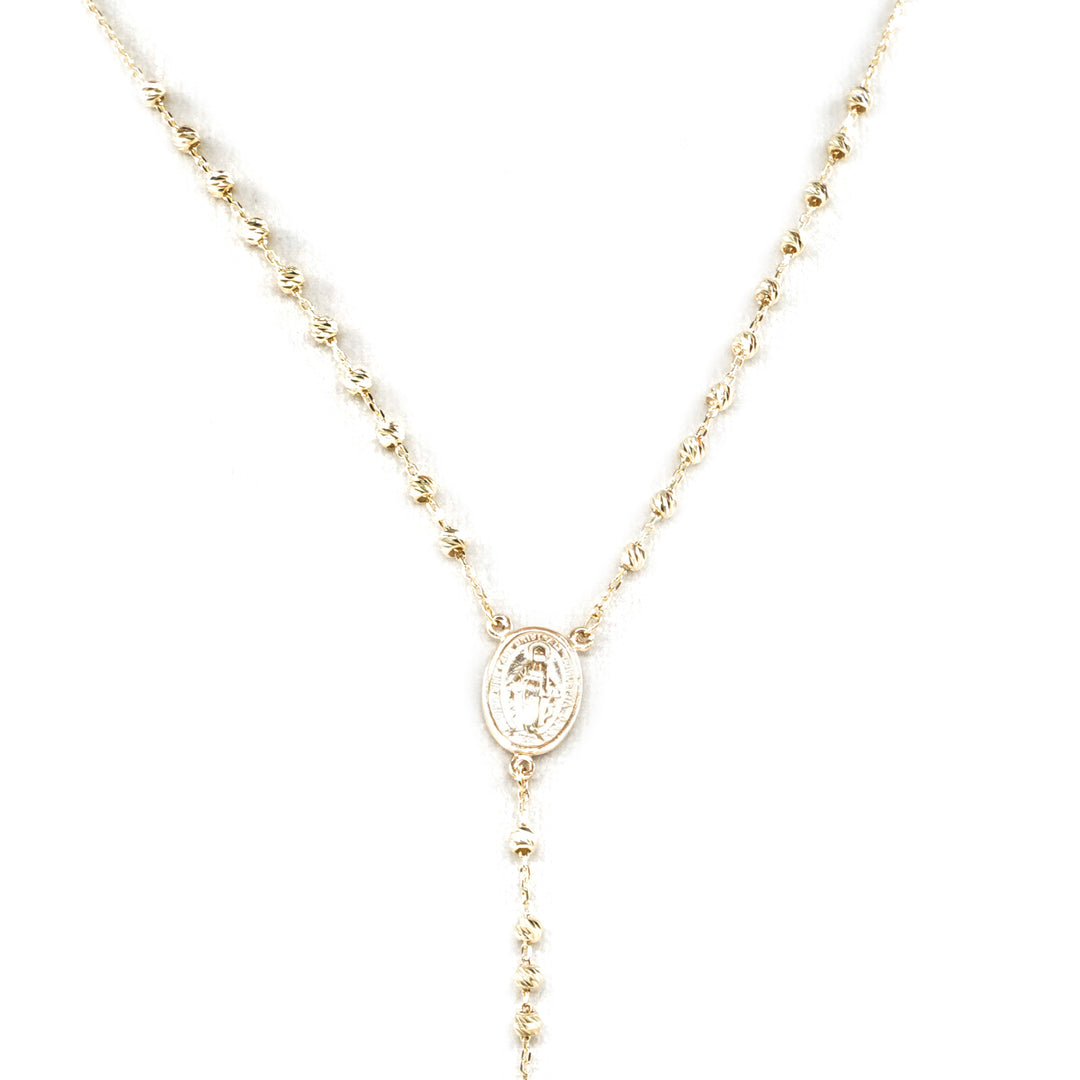 14 Ayar Altın Dorikalı Haç Zincir