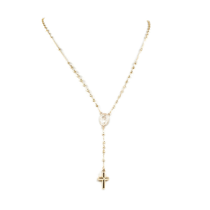 14 Ayar Altın Dorikalı Haç Zincir