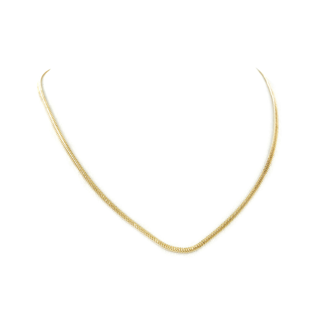 14 Ayar Balik Sirti Altın Zincir