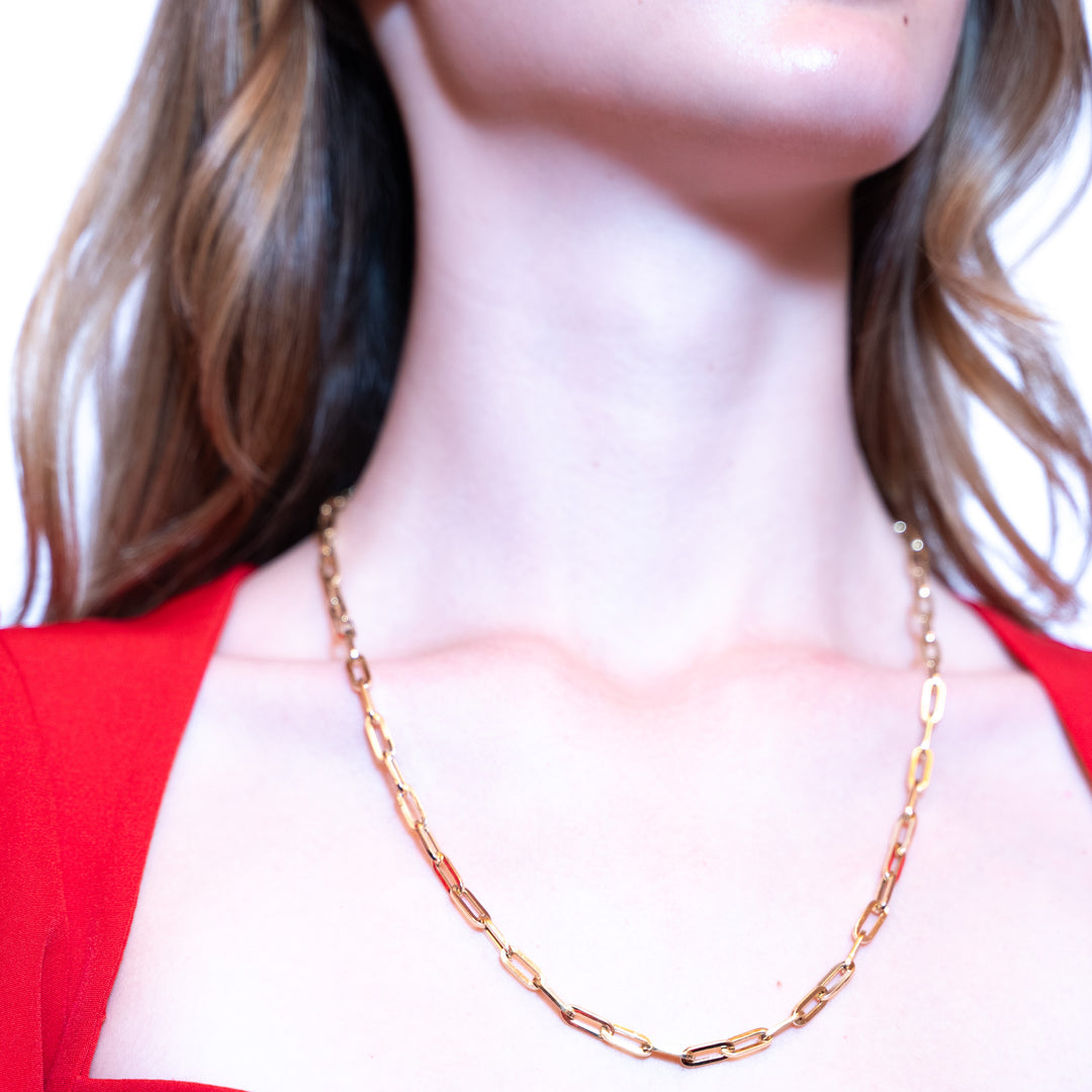 14 Ayar Altın Ataç Zincir