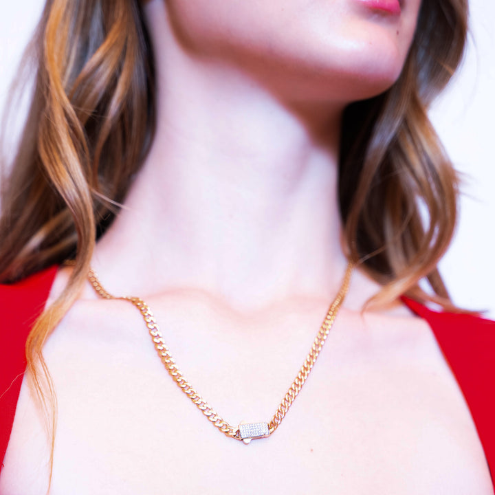 14 Ayar Altın Gurmet Kolye (Taşlı Klips Detaylı)