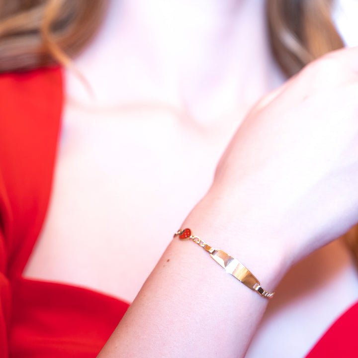 14 Ayar Altın Çocuk İsimlik Bileklik