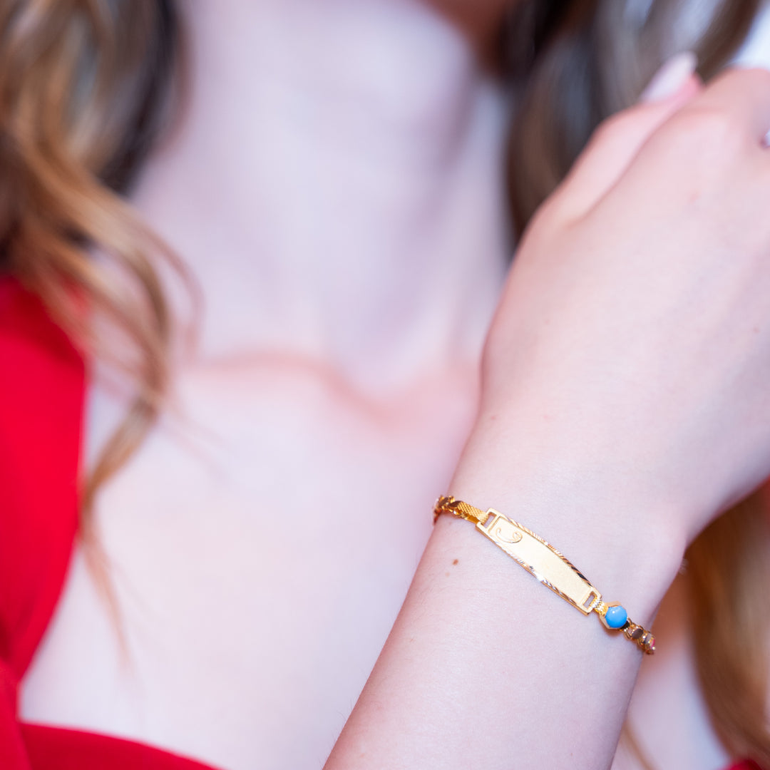 14 Ayar Altın Çocuk Bilekliği