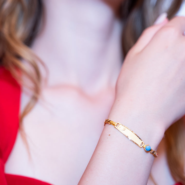 14 Ayar Altın Çocuk Bilekliği