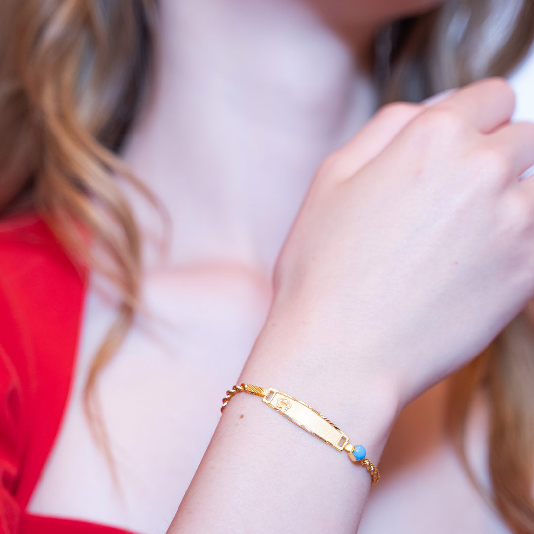 14 Ayar Altın Çocuk Bilekliği