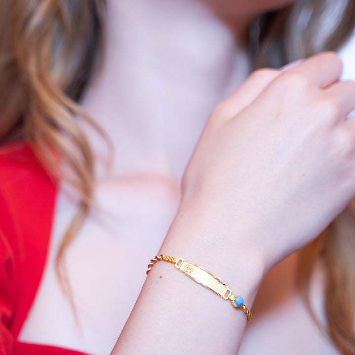 14 Ayar Altın Çocuk Bilekliği