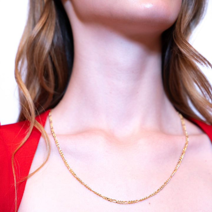 14 Ayar Altın Figaro Zincir