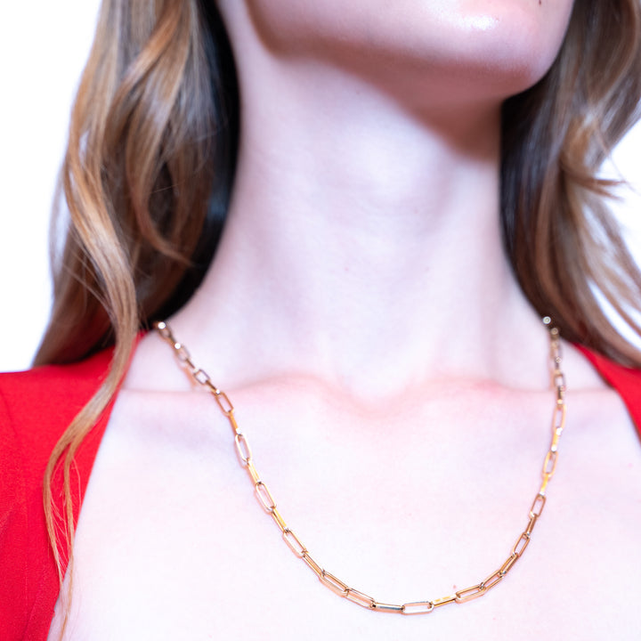 14 Ayar Altın Ataç Zincir