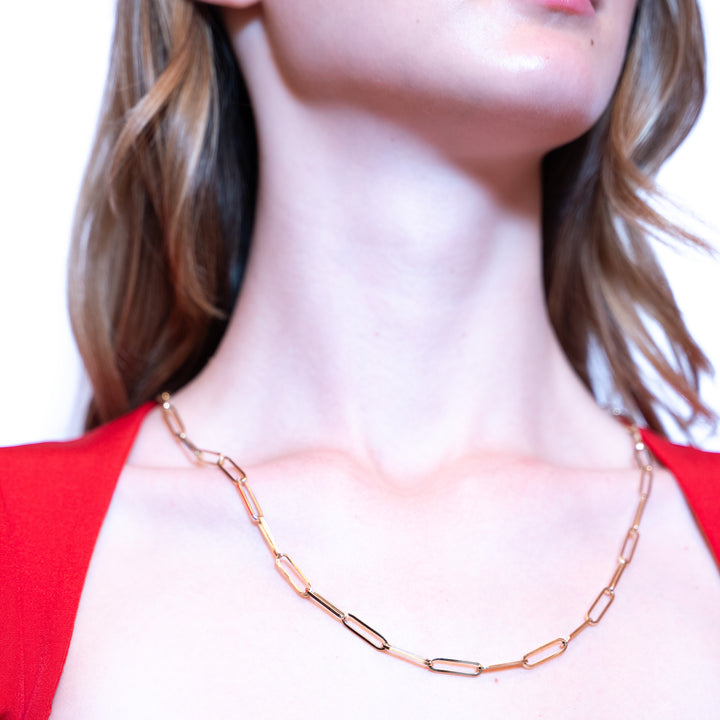 14 Ayar Altın Ataç Zincir