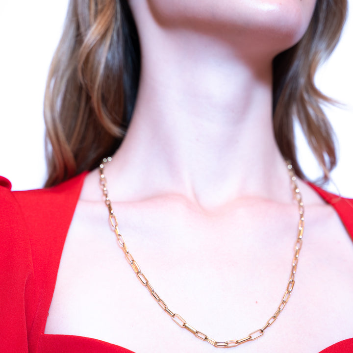 14 Ayar Altın Ataç Zincir