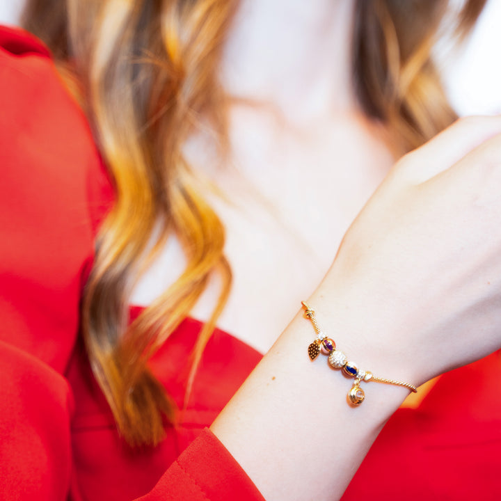 14 Ayar Altın Charm Figürlü Bileklik