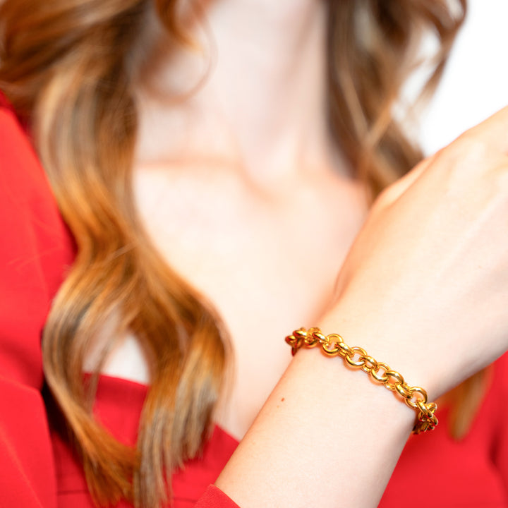 14 Ayar Altın Dorika Bileklik