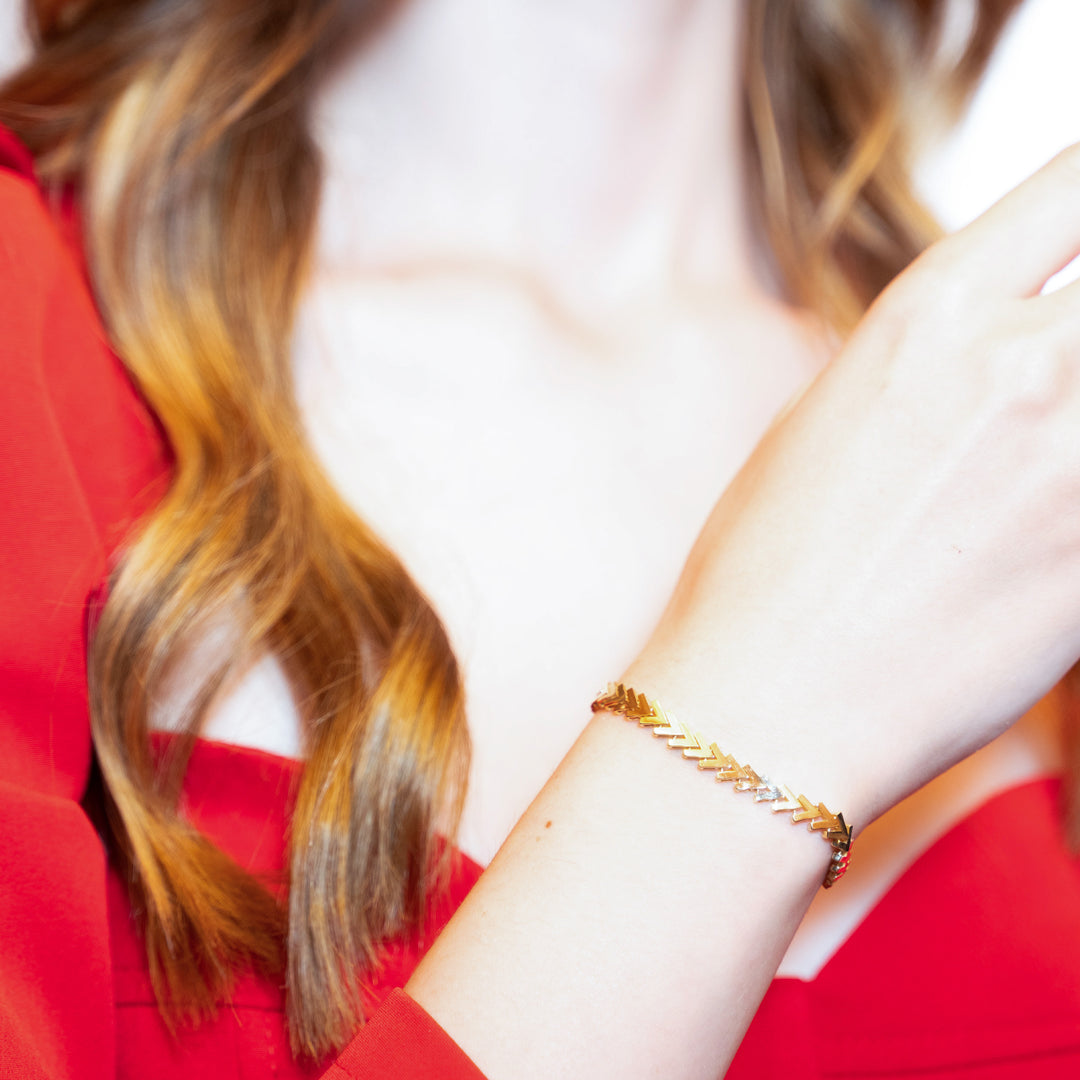 14 Ayar Altın Balıksırtı Bileklik