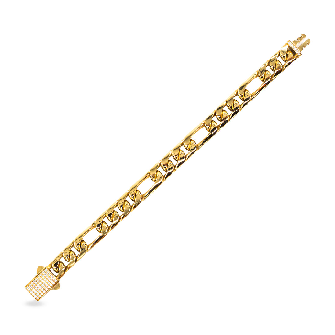 14 Ayar Altın Taş Detaylı Gurmet Bileklik