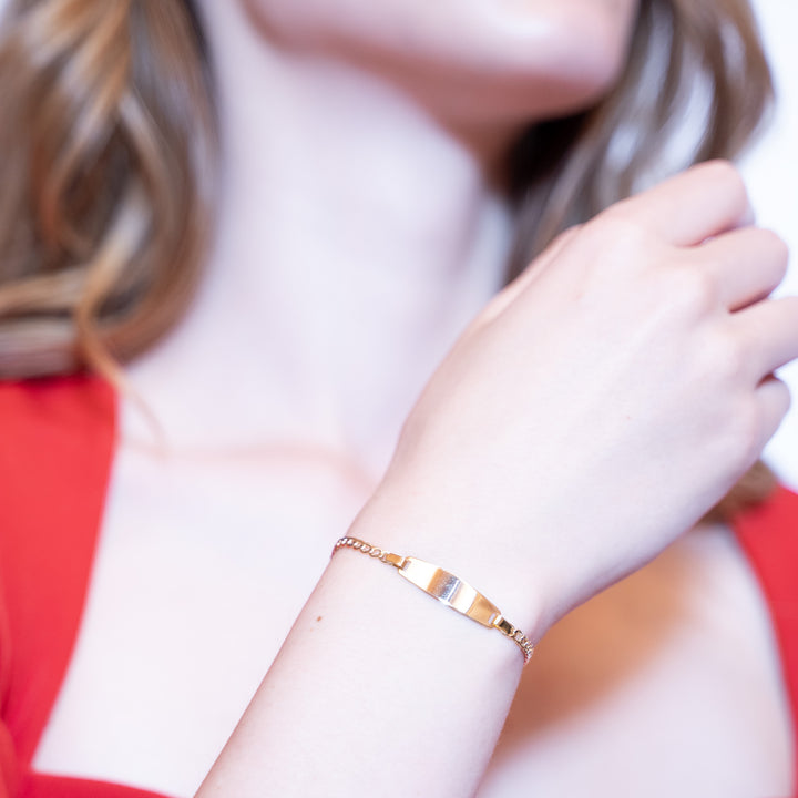 14 Ayar Altın Çocuk Bilekliği