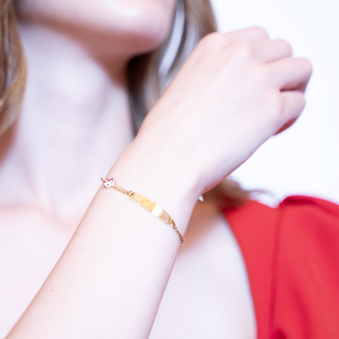 14 Ayar Altın Çocuk Bilekliği