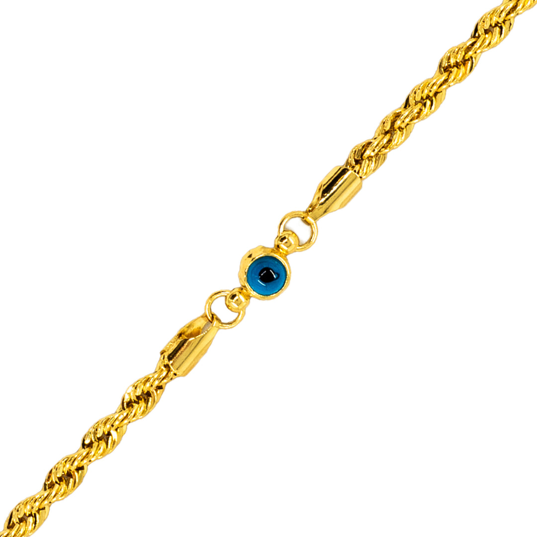 14 Ayar Altın Nazar Boncuklu Bileklik