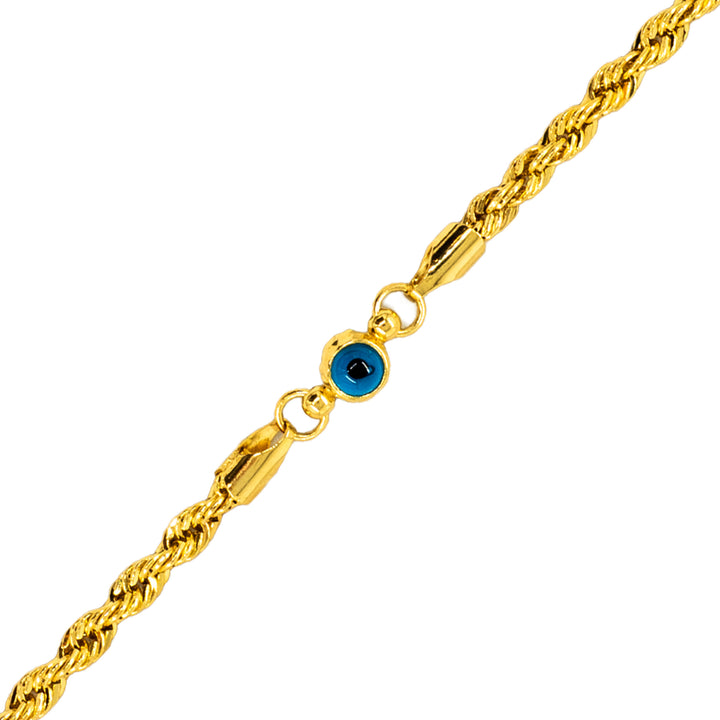 14 Ayar Altın Nazar Boncuklu Bileklik