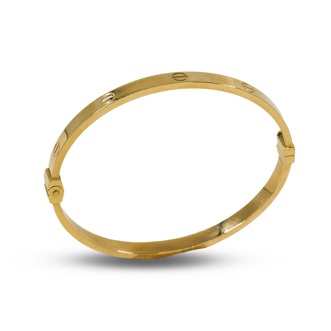 14 Ayar Altın Vidalı Kelepçe